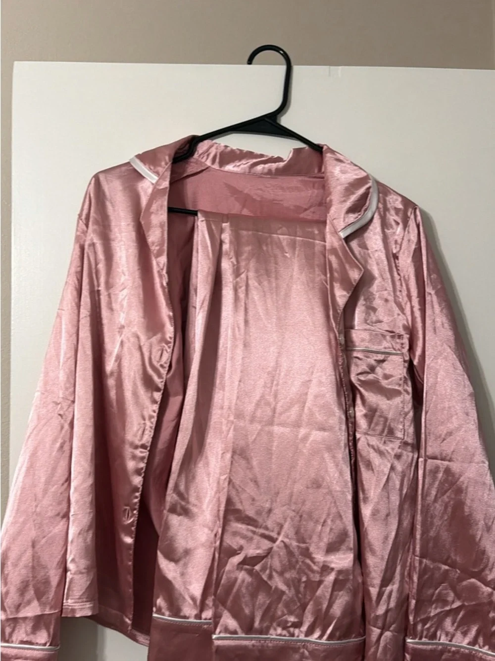 Satin Pink Women's Pajama Top - Soft Sleepwear